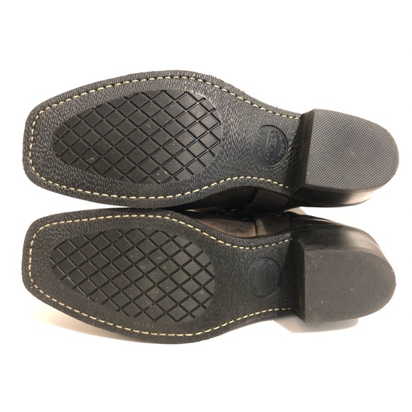 Frye Harness Boots Nubuck Oiled Leather Brown 8 - Picture 12 of 15